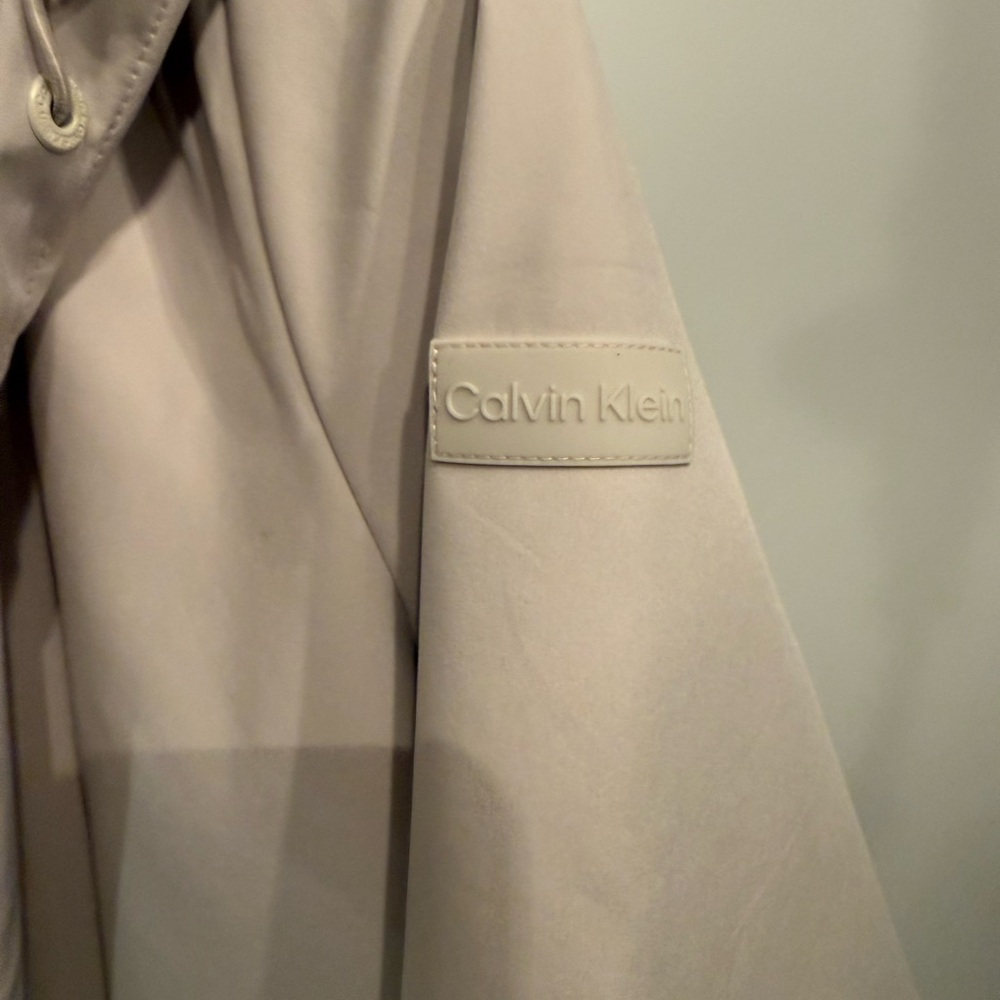 $150 Calvin Klein Lightweight Zip-Up Jacket Windbreaker Small - Picture 2 of 7